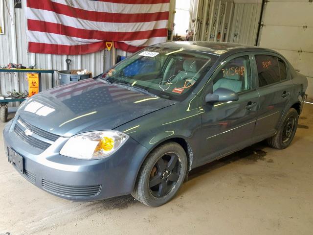 1G1AL58F567698230 - 2006 CHEVROLET COBALT LT GREEN photo 2