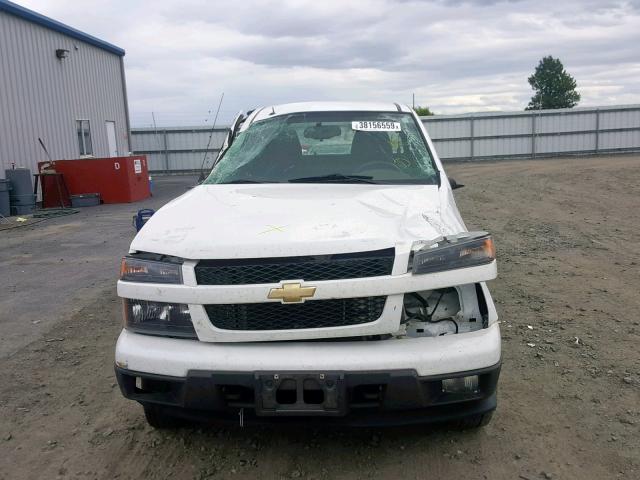 1GCJTBFE8C8168825 - 2012 CHEVROLET COLORADO WHITE photo 9