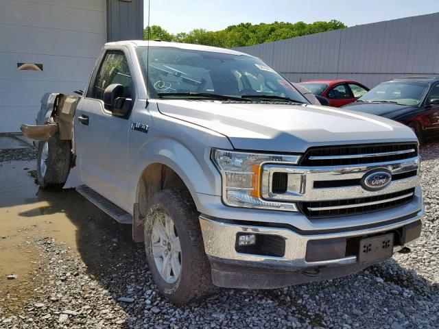 1FTNF1E57JKD34269 - 2018 FORD F150 SILVER photo 1