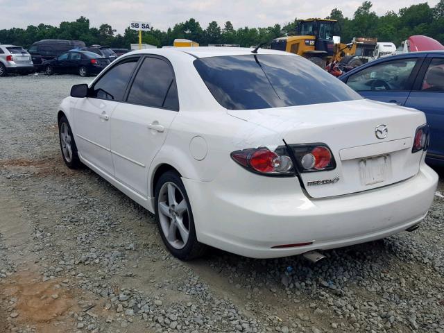 1YVHP80C675M10736 - 2007 MAZDA 6 I WHITE photo 3