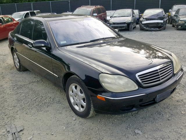 WDBNG75J31A216611 - 2001 MERCEDES-BENZ S 500 BLACK photo 1