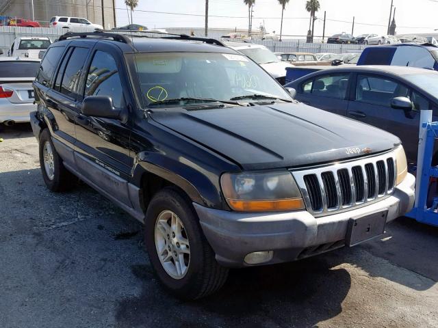 1J4G248N6YC182355 - 2000 JEEP GRAND CHER BLACK photo 1