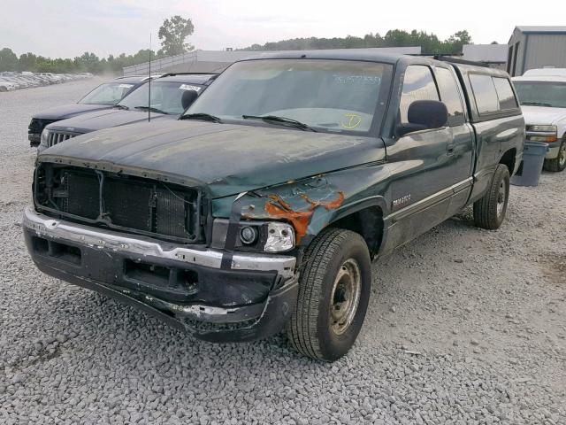 1B7KC2365WJ239851 - 1998 DODGE RAM 2500 GREEN photo 2