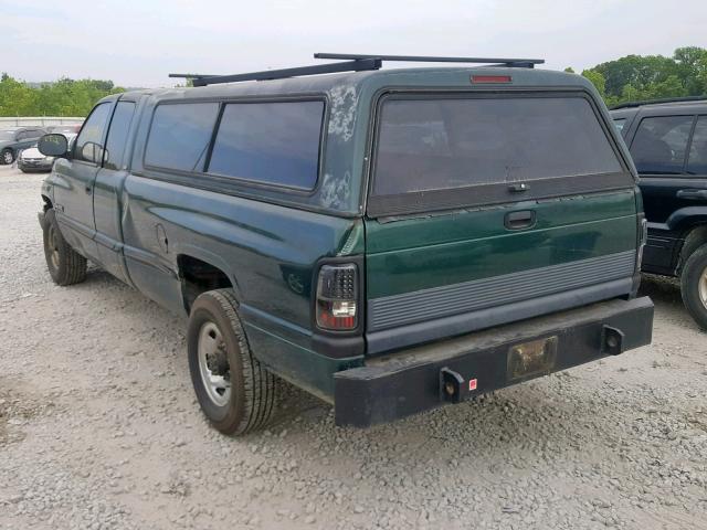 1B7KC2365WJ239851 - 1998 DODGE RAM 2500 GREEN photo 3