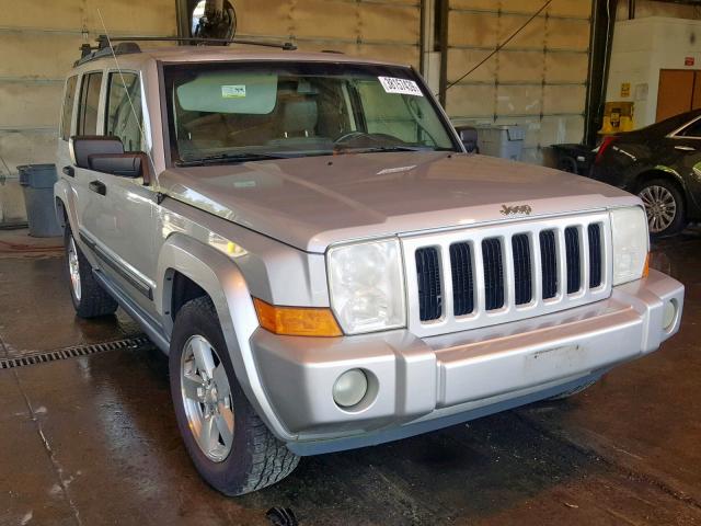 1J8HG48N96C365444 - 2006 JEEP COMMANDER SILVER photo 1