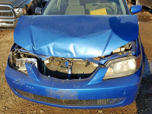 JM1BJ225630174038 - 2003 MAZDA PROTEGE DX BLUE photo 7