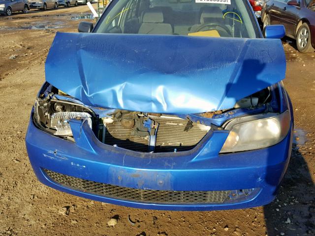 JM1BJ225630174038 - 2003 MAZDA PROTEGE DX BLUE photo 9