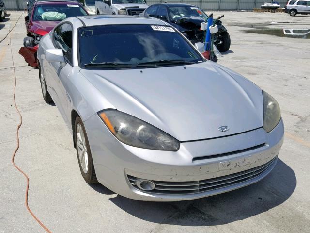 KMHHM66D18U283061 - 2008 HYUNDAI TIBURON GS SILVER photo 1