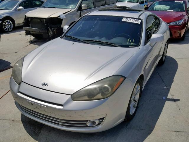 KMHHM66D18U283061 - 2008 HYUNDAI TIBURON GS SILVER photo 2