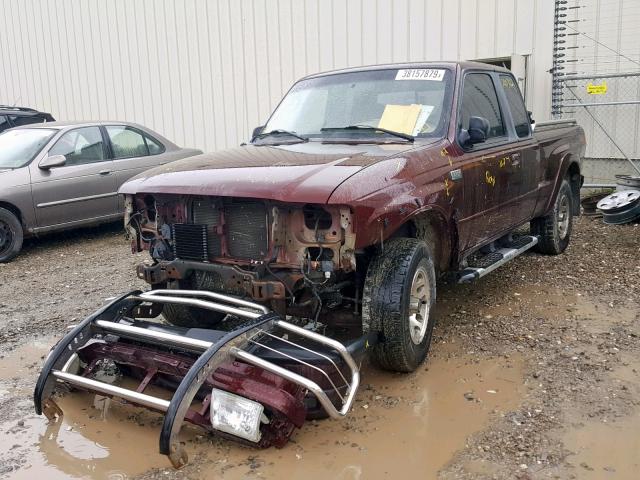 4F4YR46V23TM03846 - 2003 MAZDA B3000 CAB BURGUNDY photo 2