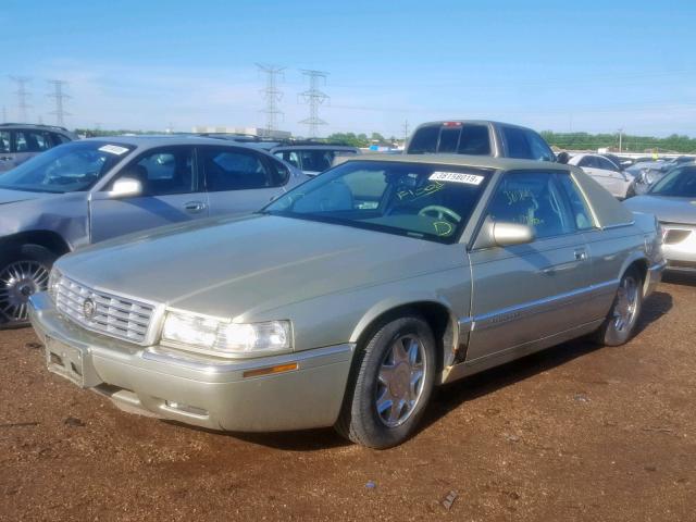 1G6EL12Y0VU607749 - 1997 CADILLAC ELDORADO TAN photo 2