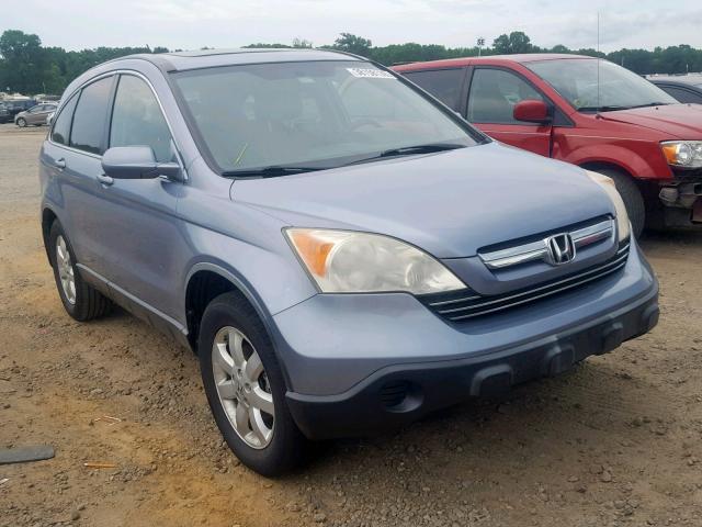 JHLRE38728C040945 - 2008 HONDA CR-V EXL BLUE photo 1