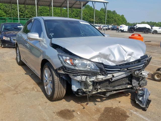 1HGCR3F86DA043356 - 2013 HONDA ACCORD EXL SILVER photo 1