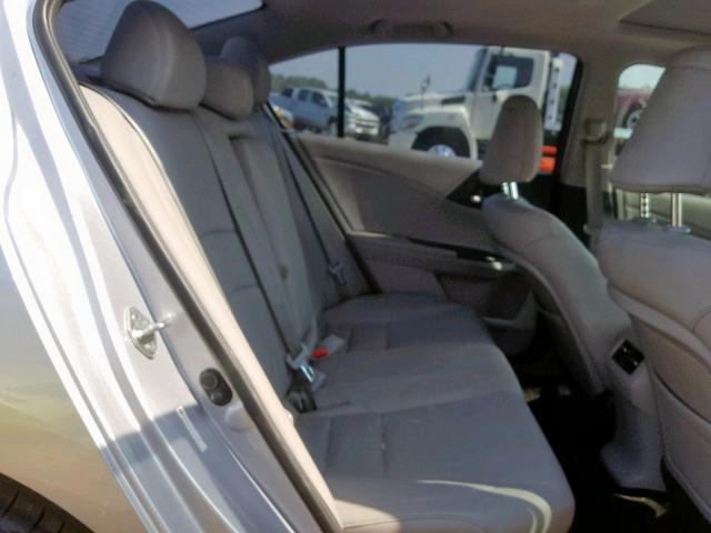 1HGCR3F86DA043356 - 2013 HONDA ACCORD EXL SILVER photo 6