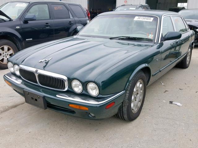 SAJHX6042XC860660 - 1999 JAGUAR XJ8 L GREEN photo 2