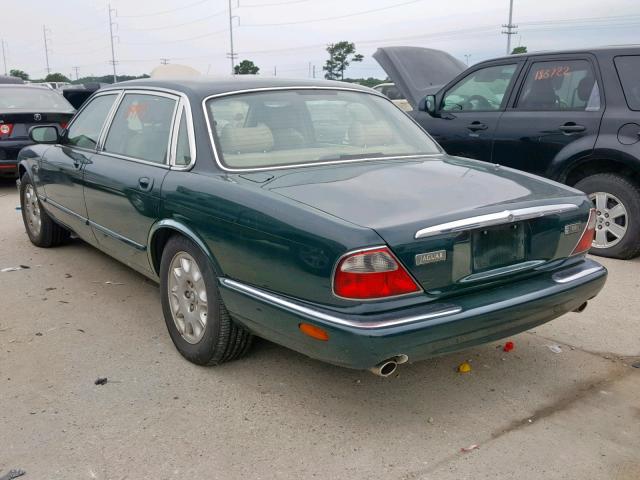 SAJHX6042XC860660 - 1999 JAGUAR XJ8 L GREEN photo 3