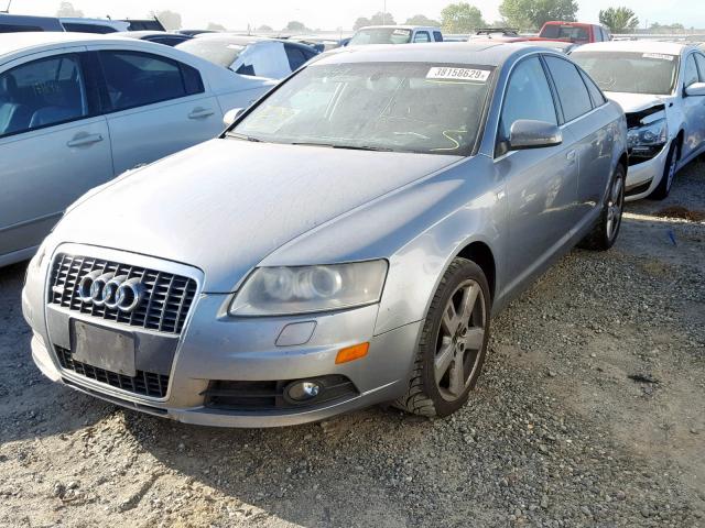 WAUDH74F48N017803 - 2008 AUDI A6 3.2 QUA SILVER photo 2