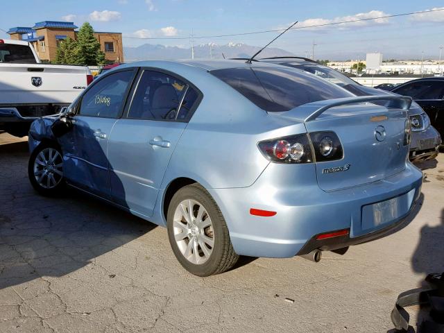 JM1BK12G481816766 - 2008 MAZDA 3 I BLUE photo 3