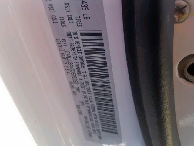 1C4NJCBA4GD535992 - 2016 JEEP COMPASS SP Ақ фото 10