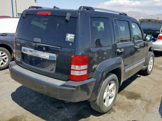 1J4PN5GKXBW537991 - 2011 JEEP LIBERTY LI BLACK photo 4