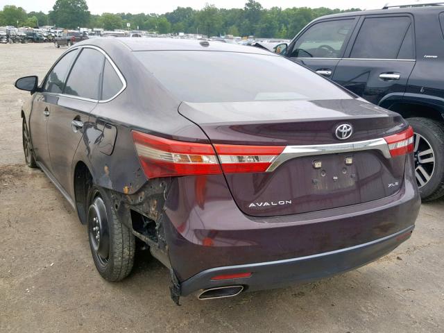 4T1BK1EB3EU126433 - 2014 TOYOTA AVALON BAS BURN photo 3