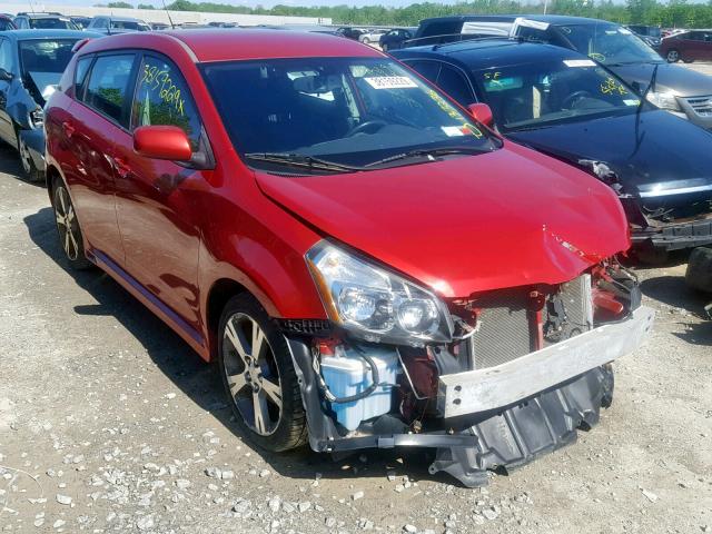 5Y2SR67089Z421528 - 2009 PONTIAC VIBE GT RED photo 1