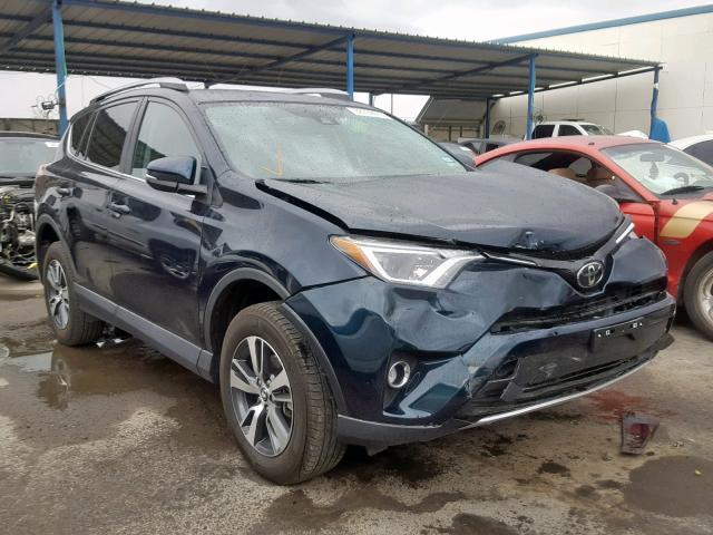 2T3RFREVXJW705352 - 2018 TOYOTA RAV4 ADVEN BLUE photo 1