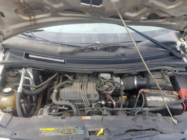 2FMZA57675BA77249 - 2005 FORD FREESTAR S SILVER photo 7