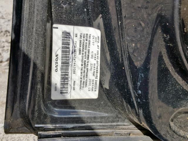 YV1LS5670W1505770 - 1998 VOLVO S70 GLT BLACK photo 10