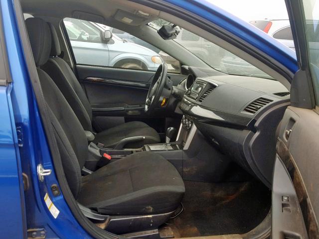 JA32U2FU2GU000523 - 2016 MITSUBISHI LANCER ES BLUE photo 5