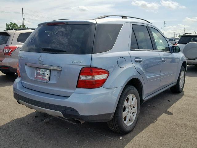 4JGBB86E57A226720 - 2007 MERCEDES-BENZ ML 350 SILVER photo 4