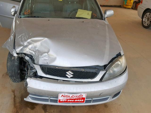 KL5JD66Z27K617034 - 2007 SUZUKI RENO BASE SILVER photo 7