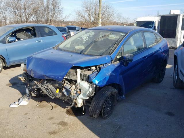 3FADP4AJ2BM114521 - 2011 FORD FIESTA S BLUE photo 2