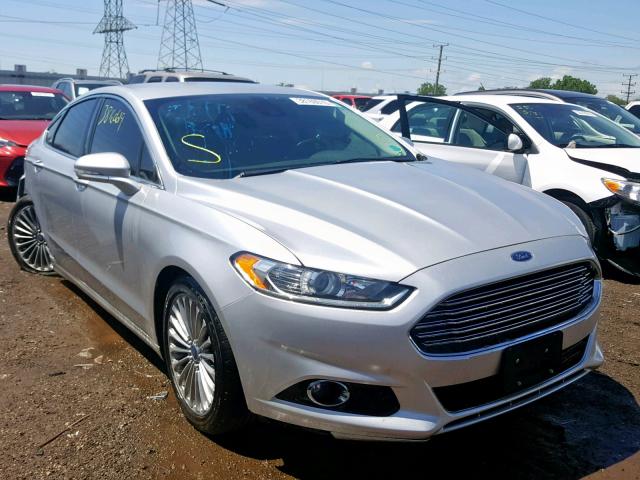 3FA6P0D94ER212122 - 2014 FORD FUSION TIT SILVER photo 1