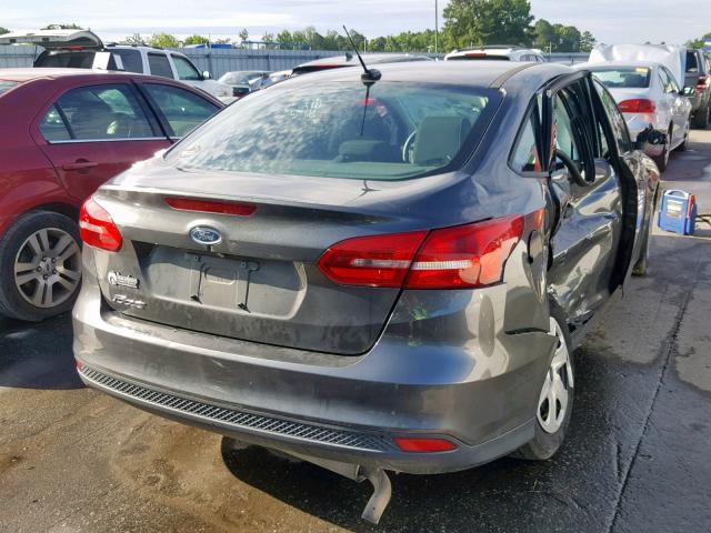 1FADP3E24FL281600 - 2015 FORD FOCUS S GRAY photo 4