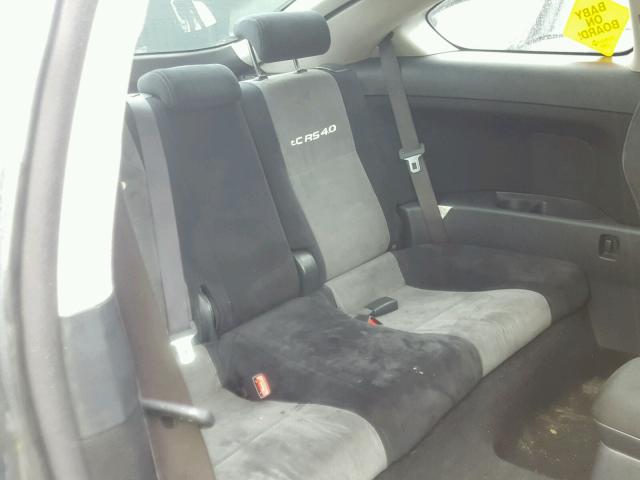 JTKDE167X80273223 - 2008 TOYOTA SCION TC ნაცრისფერი ფოტო 6