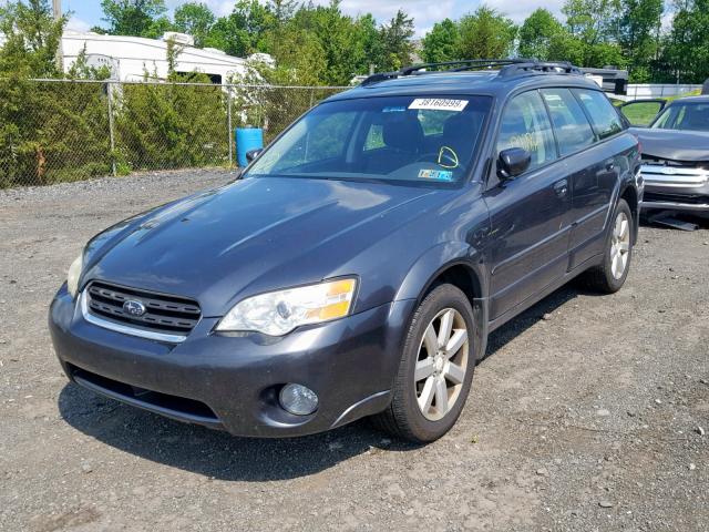 4S4BP62C277322926 - 2007 SUBARU OUTBACK OU GRAY photo 2