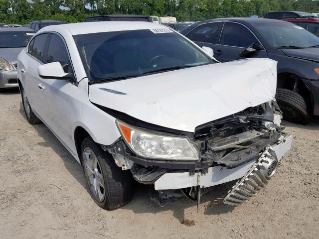 1G4GA5EC3BF162101 - 2011 BUICK LACROSSE C WHITE photo 1