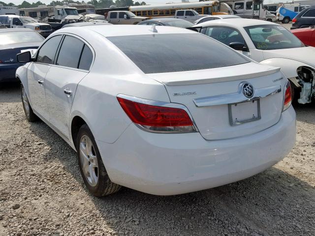 1G4GA5EC3BF162101 - 2011 BUICK LACROSSE C WHITE photo 3