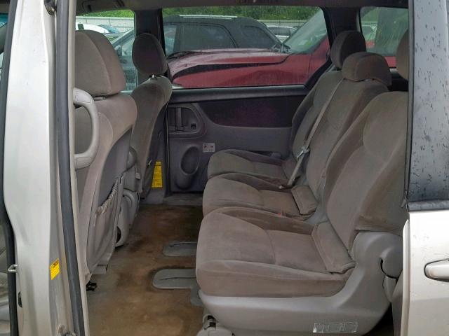 5TDZA23C44S198199 - 2004 TOYOTA SIENNA CE GRAY photo 6