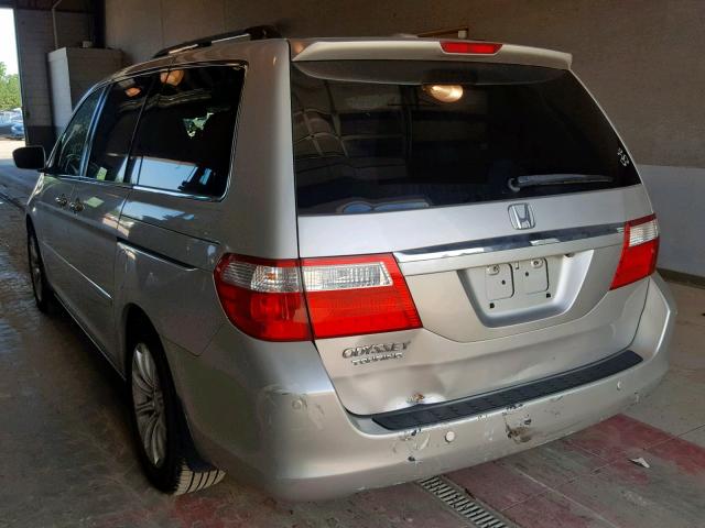 5FNRL38877B032532 - 2007 HONDA ODYSSEY TO SILVER photo 3