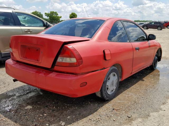 JA3AY11A3WU000391 - 1998 MITSUBISHI MIRAGE DE RED photo 4