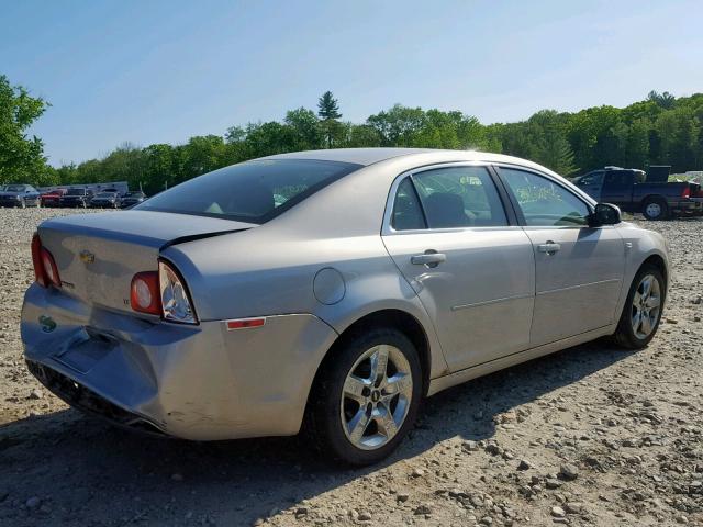 1G1ZH57B88F269739 - 2008 CHEVROLET MALIBU 1LT ვერცხლისფერი ფოტო 4