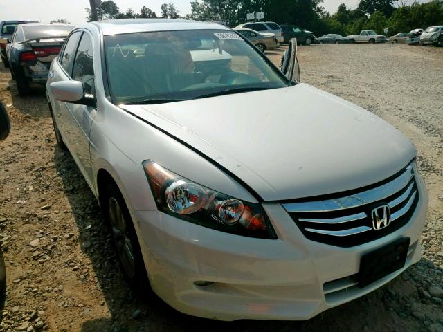 1HGCP3F81BA003107 - 2011 HONDA ACCORD EXL WHITE photo 1