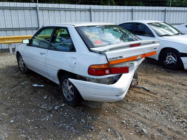 3FASP11J2TR136142 - 1996 FORD ESCORT LX WHITE photo 3