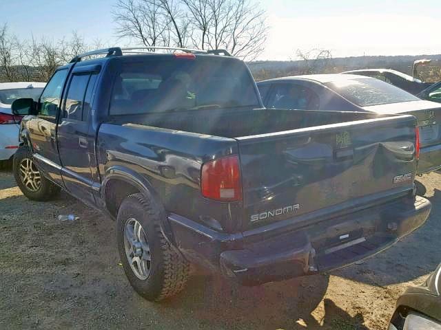 1GTDT13X63K167687 - 2003 GMC SONOMA BLACK photo 3