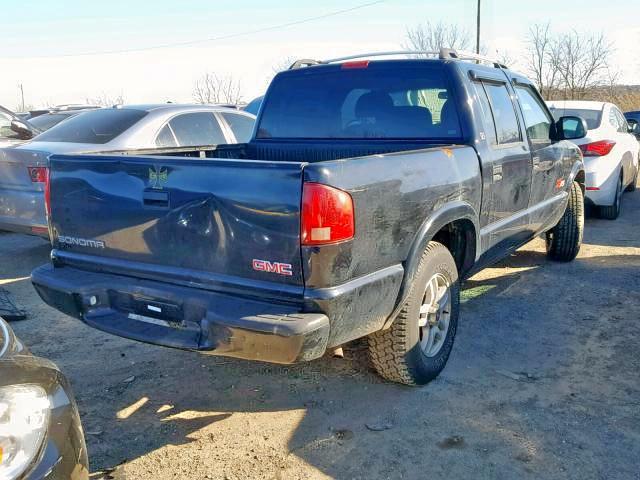 1GTDT13X63K167687 - 2003 GMC SONOMA BLACK photo 4