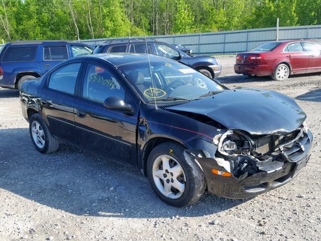 1B3ES46C32D503012 - 2002 DODGE NEON SE BLACK photo 1