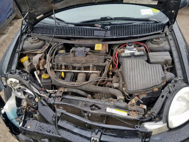 1B3ES46C32D503012 - 2002 DODGE NEON SE BLACK photo 7