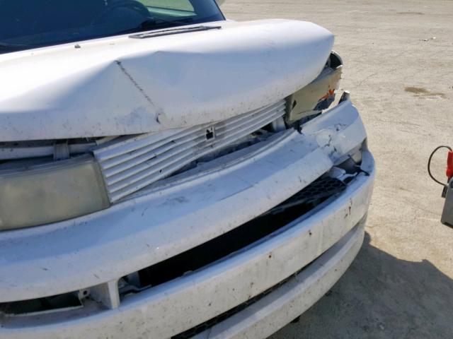 JTLKT324554025837 - 2005 TOYOTA SCION XB 白色 照片 9